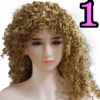 Wig 01: Brown Curly Hair 